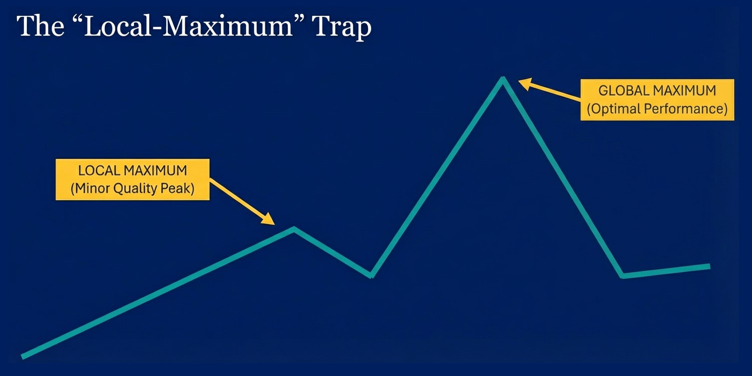 GenAI Local Maximum trap