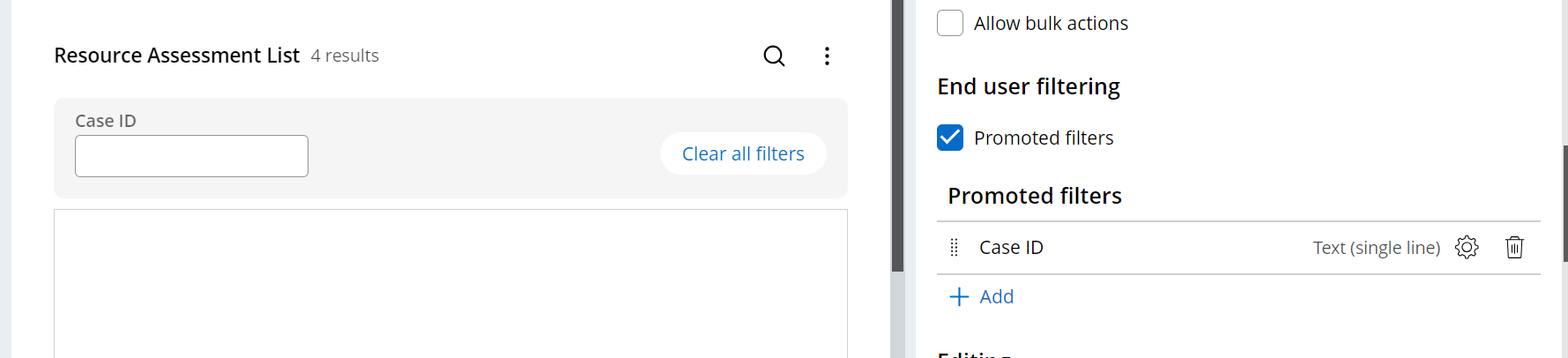 Promoted Filters