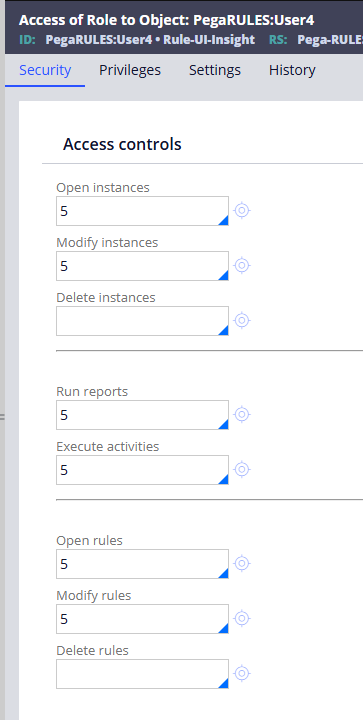 Access Role to Object for Insights