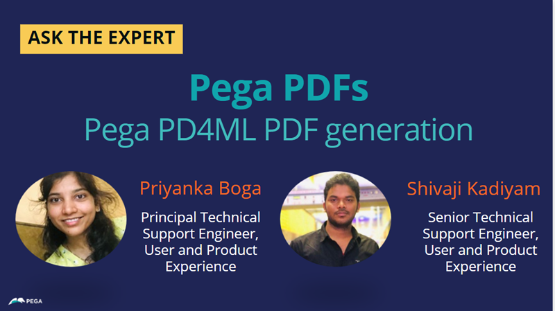 Ask the Expert - PDFs with Priyanka and Shivaji 