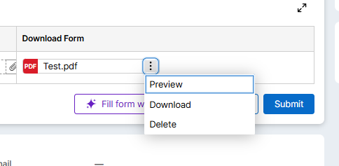 Delete Control in Attachment