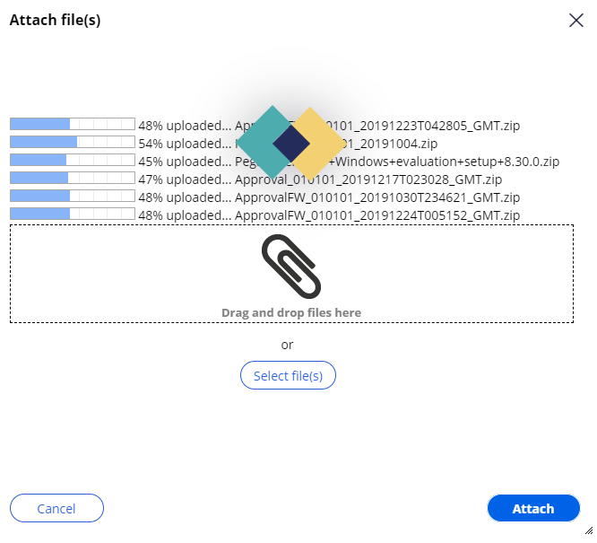 attachmentProgressBarSample