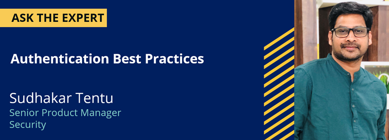 Authentication Best Practices Blue Banner