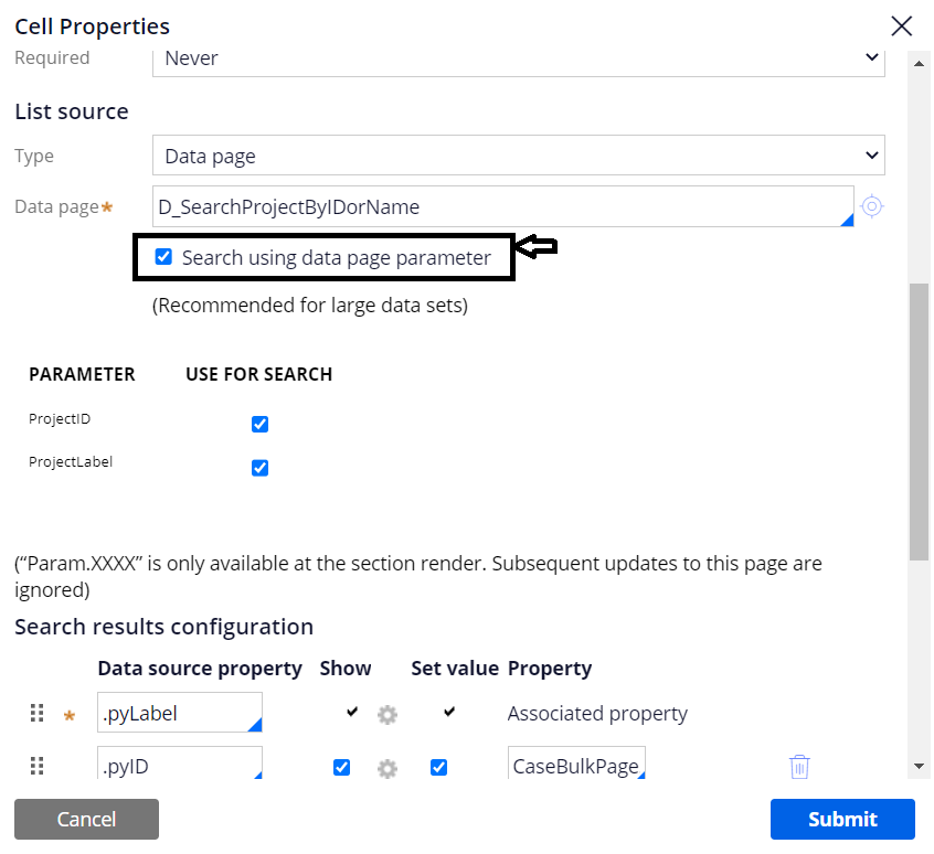 Autocomplete Configuration