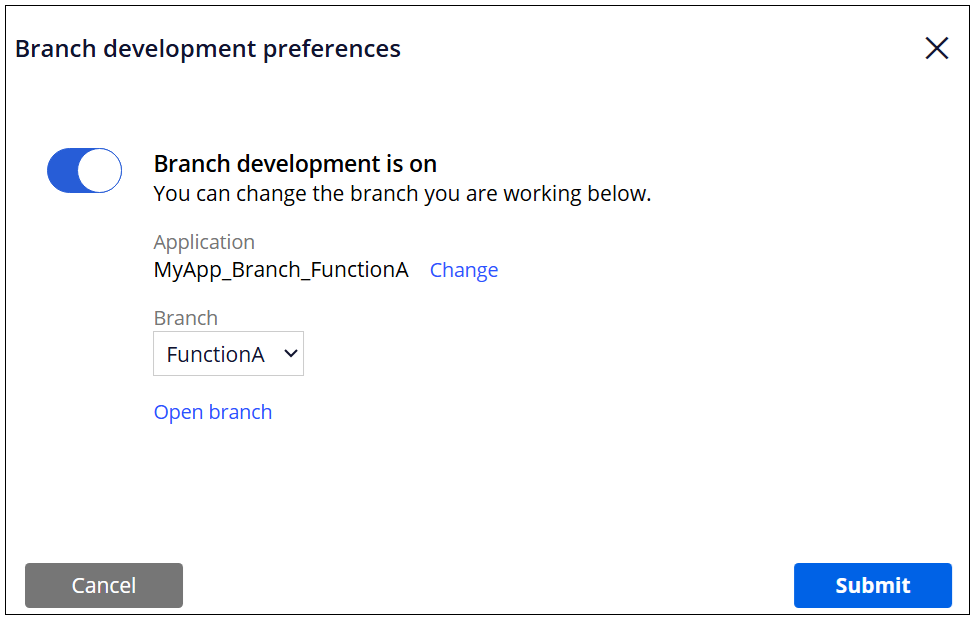Branch Preference