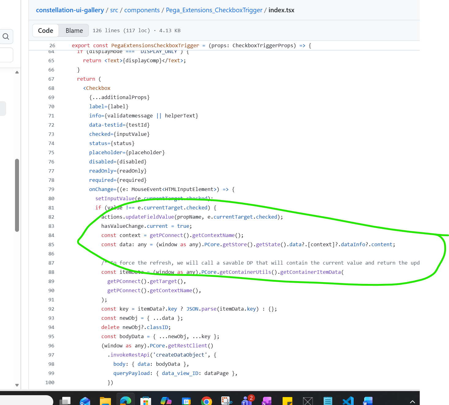 CheckBox Trigger Code