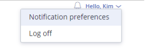 Choose notification preferences