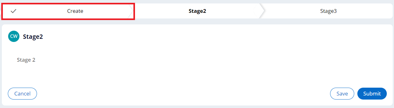 Create Stage label