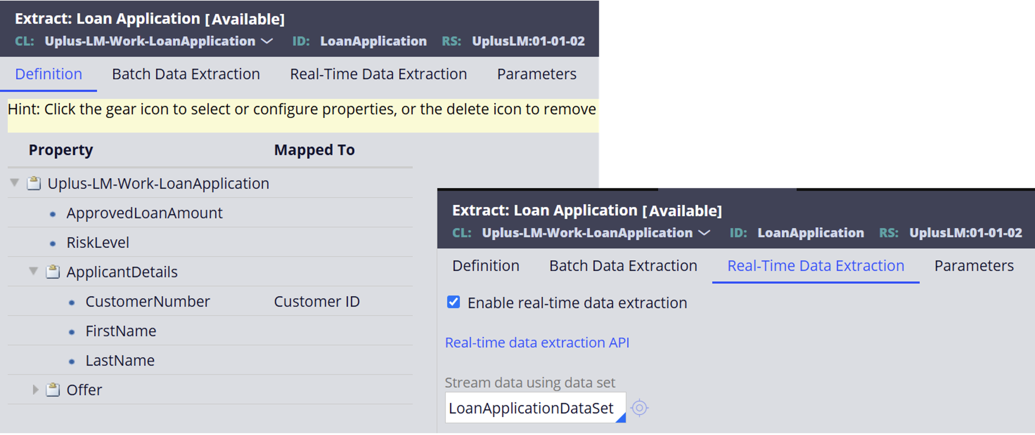 Extract Rule in Loan App