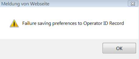 Failure saving preferences to Operator ID Record.png