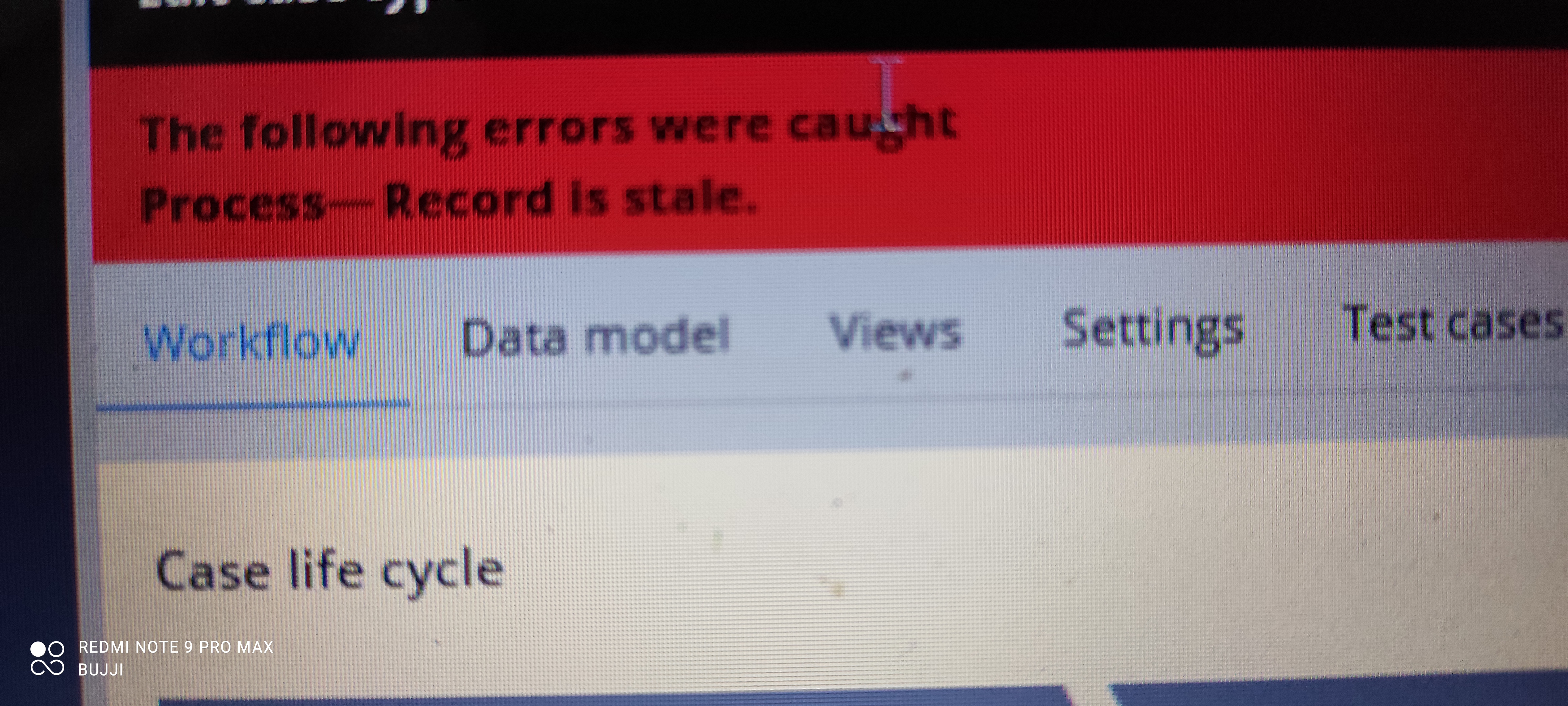 Can anyone tell the how to clear this error please