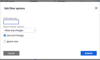 the screen after you add filter conditions
