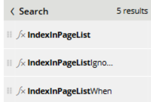 Index Functions