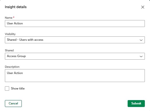 We don't have an option here to include more access groups.