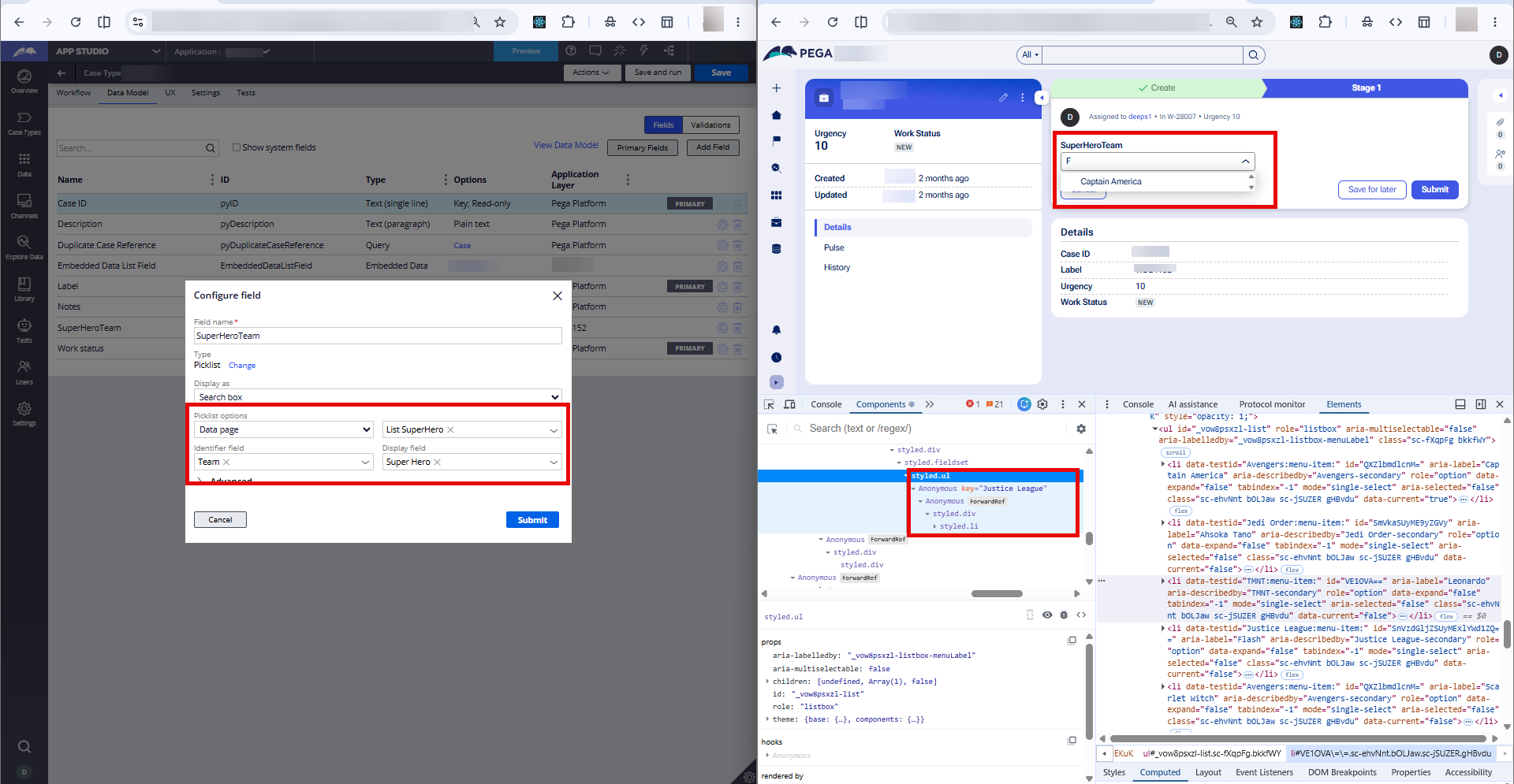 When the Picklist field is configured with an Identifier Field whose values are not unique