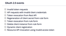 OAuth 2.0 Events