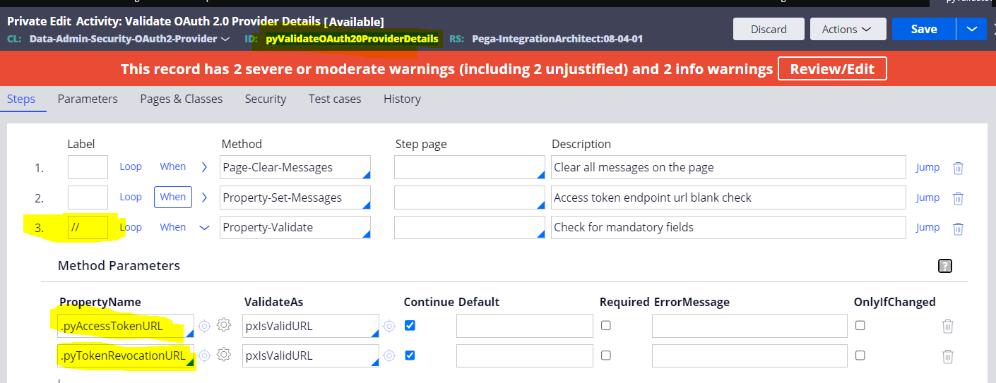 pyValidateOAuth20ProviderDetails