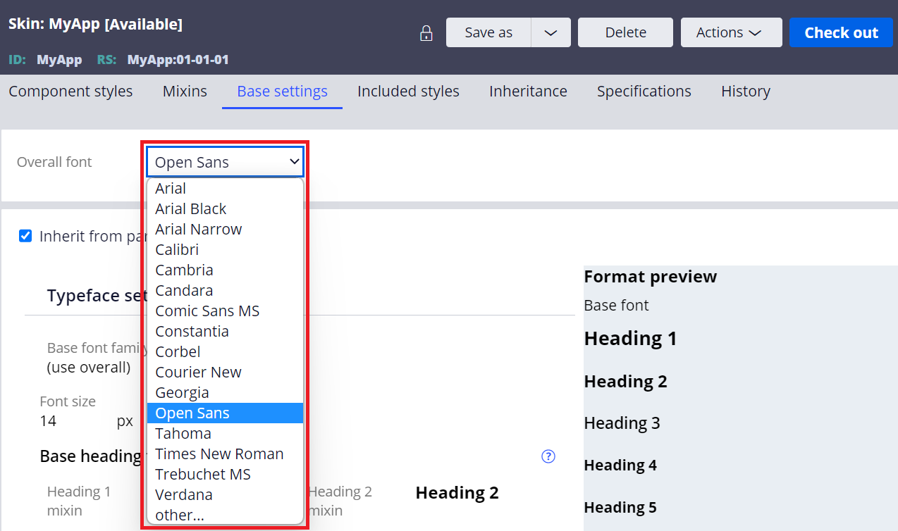 Using External Fonts in Dynamics 365