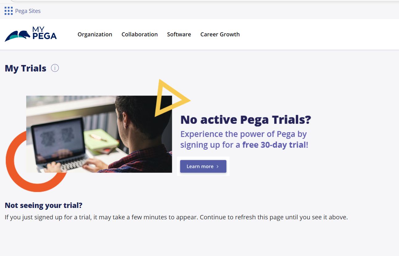 I am not able to access my free trail