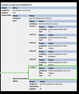 map the required values from the query page