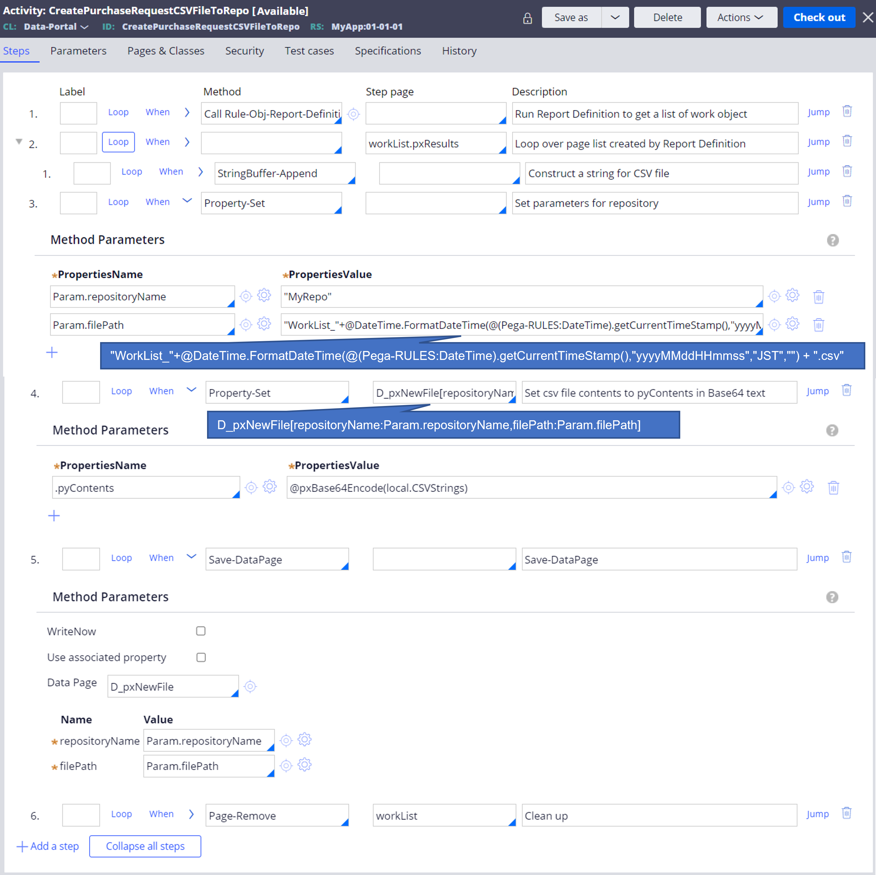 Repository API Activity