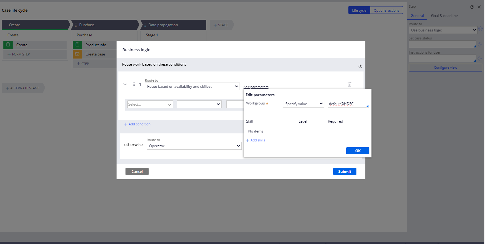 Routing to avalilable operator