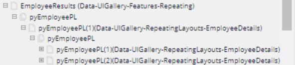 Pagelist structure pega example