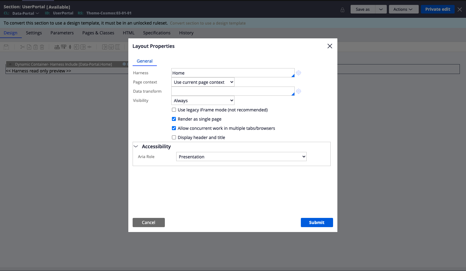 MultiTab config