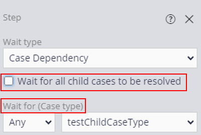 Wait for (Case type) list v2