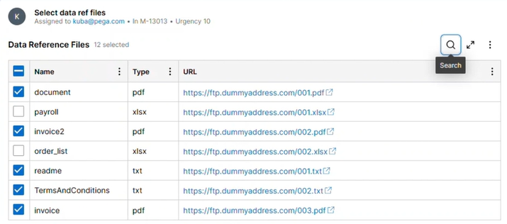 data reference screenshot