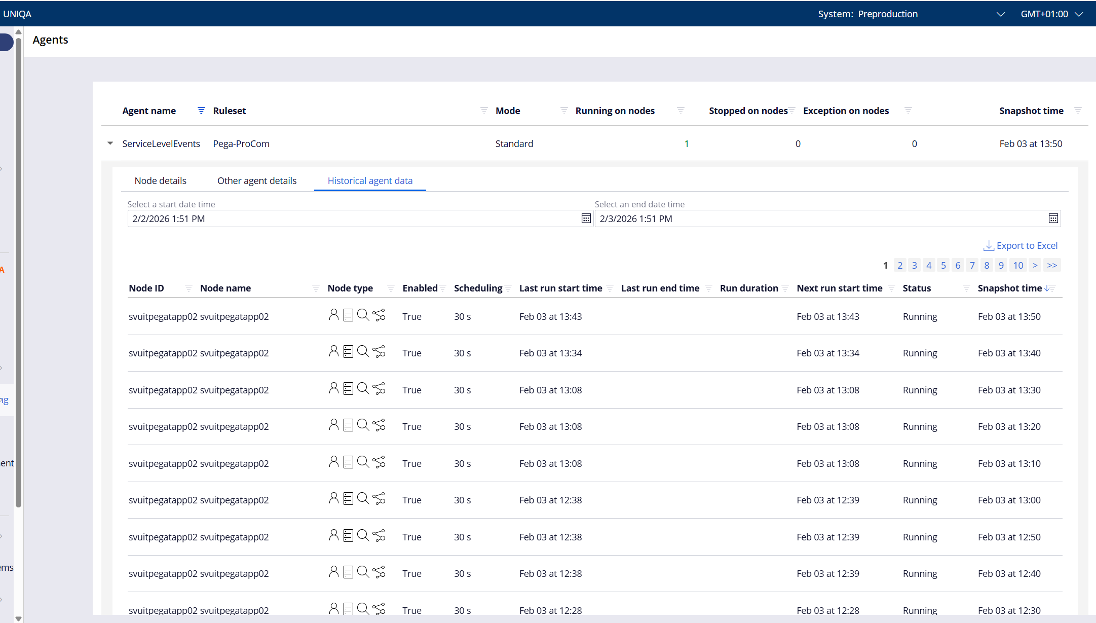 preproduction servicelevelevents agent