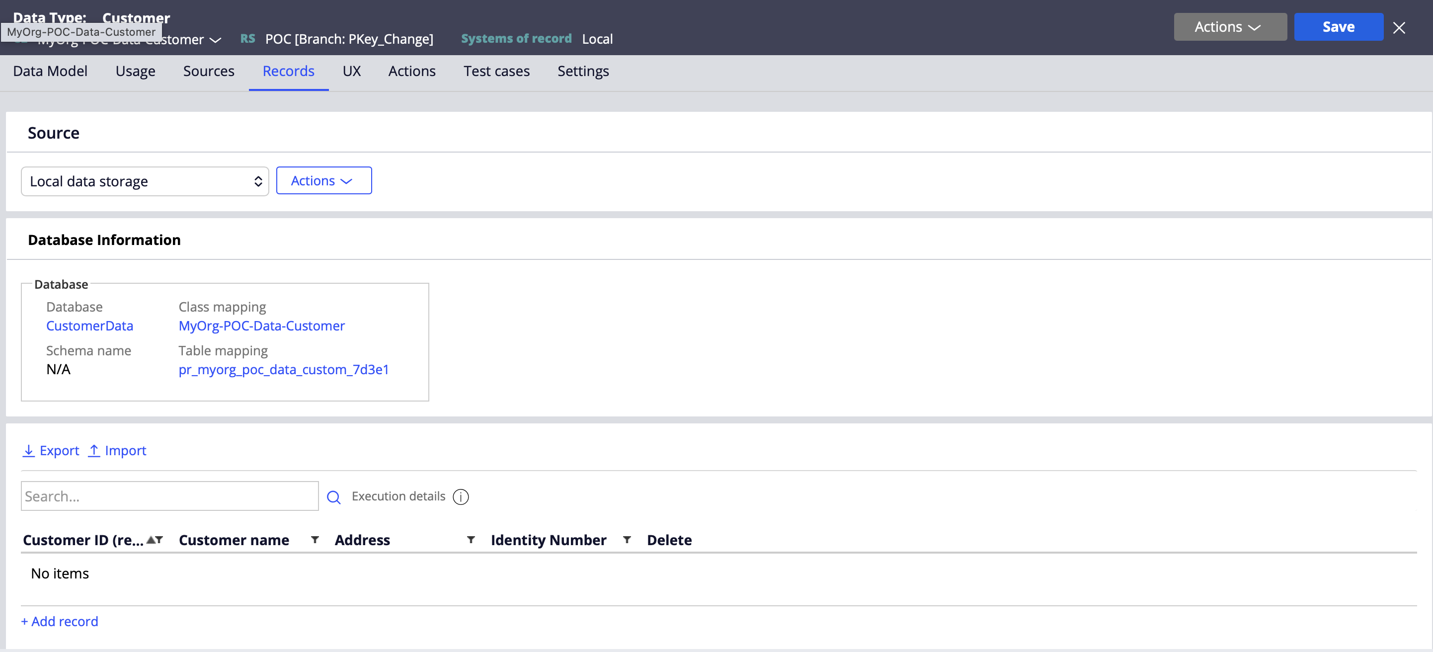validate the Data type