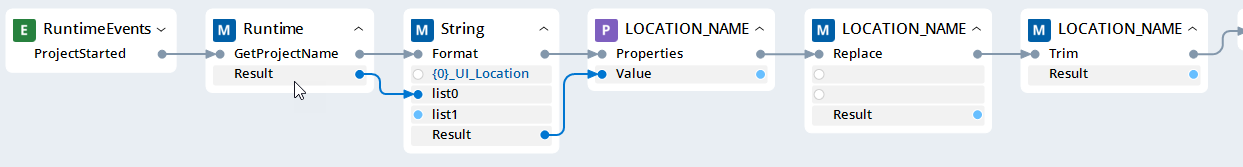 Screeshot of automation