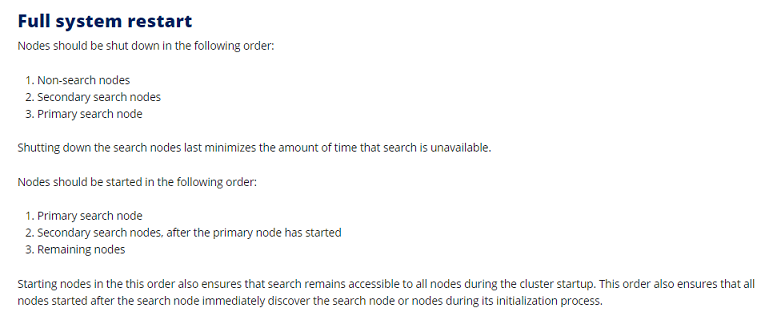 Search nodes
