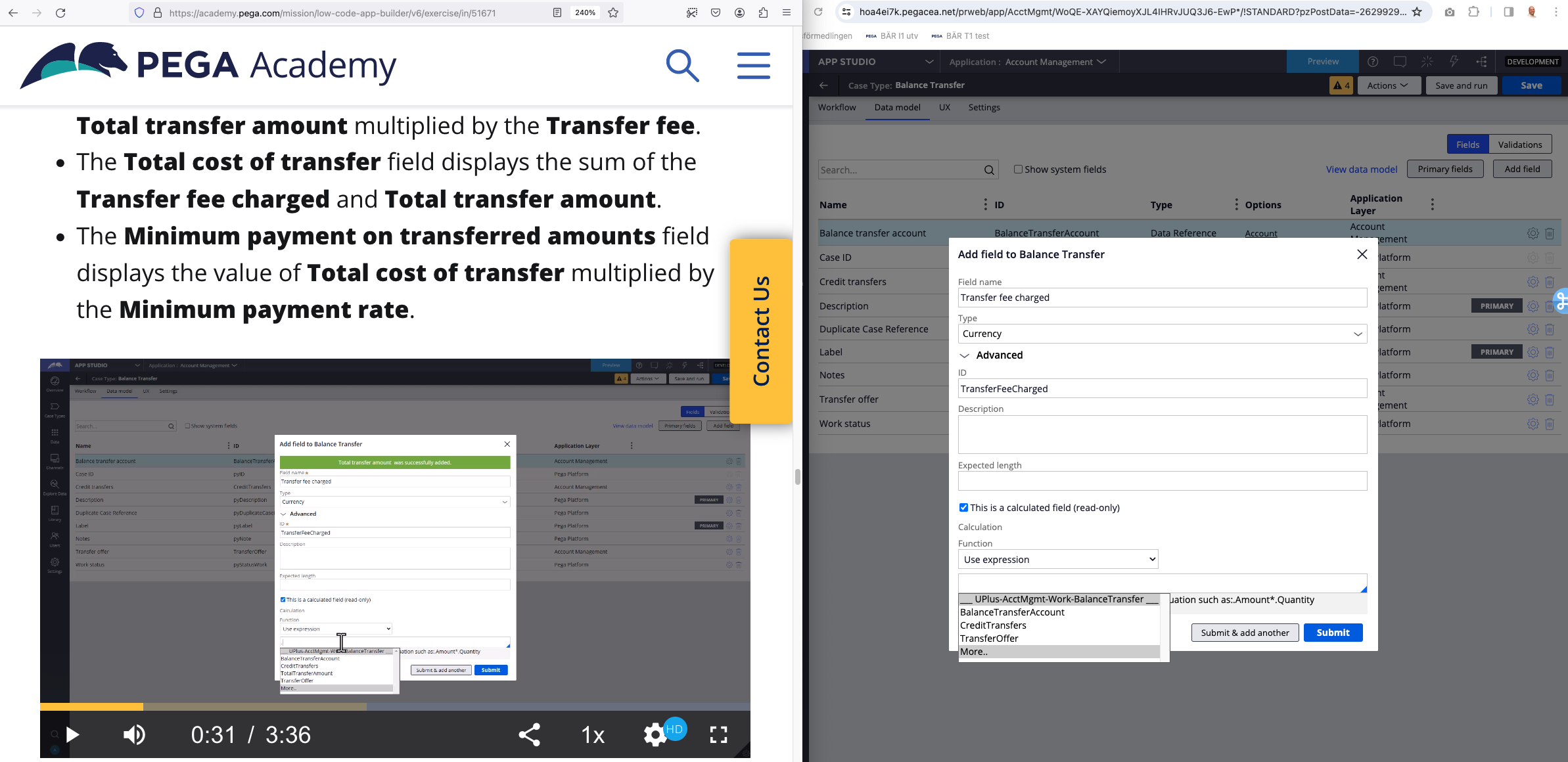 TotalTransferAmount missing