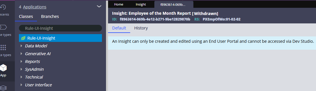 Withdraw insight