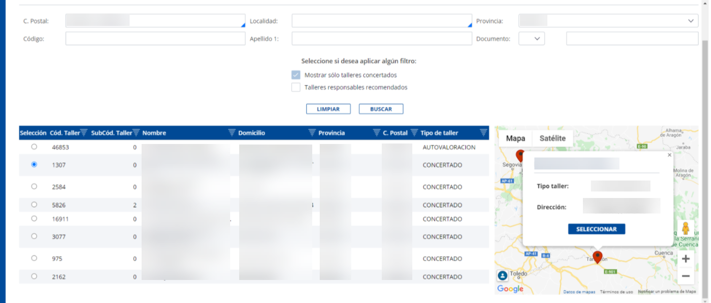 address map control behaviour