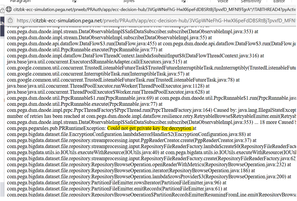 datajob error after giving token file, manifest file and sourse file in repository