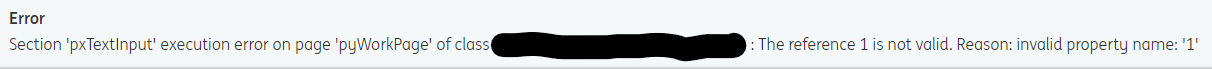 The reference '1' is not valid. Reason: invalid property name: '1'