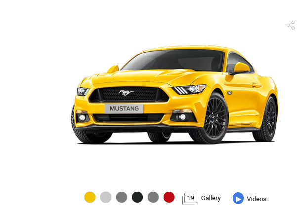 In this image there are multiple colors when we select a color for example red ,the red color car image would be displayed . how to configure it with pega 