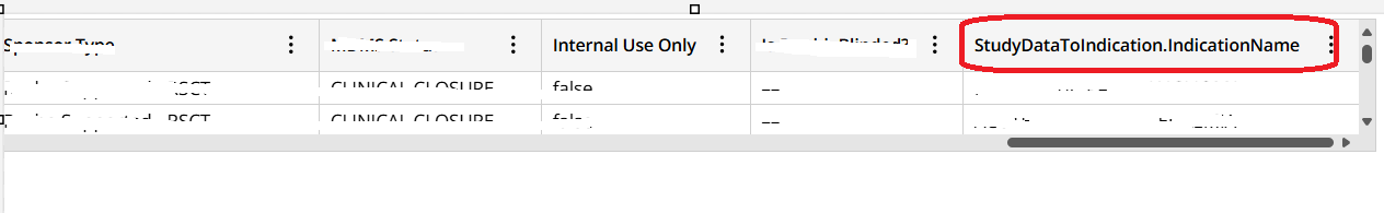 Column Label in Insight
