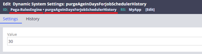 purgeAgeInDaysForJobSchedulerHistory