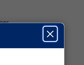 pyFlexModalTemplate close button