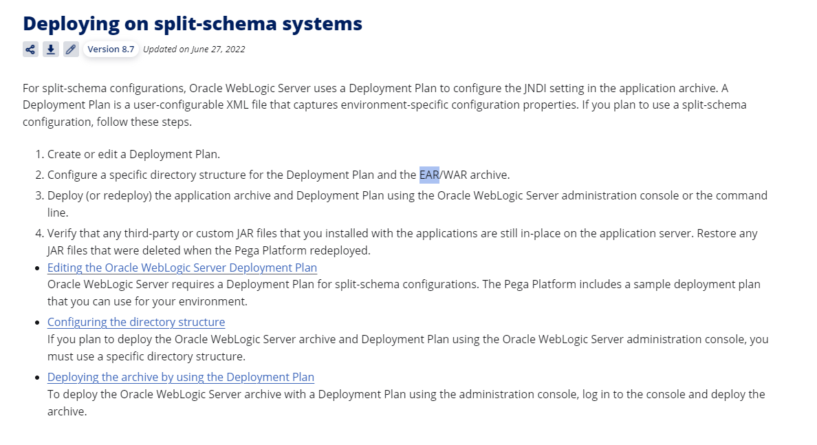 split schema