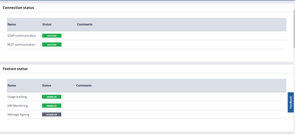 Set usage tracking status
