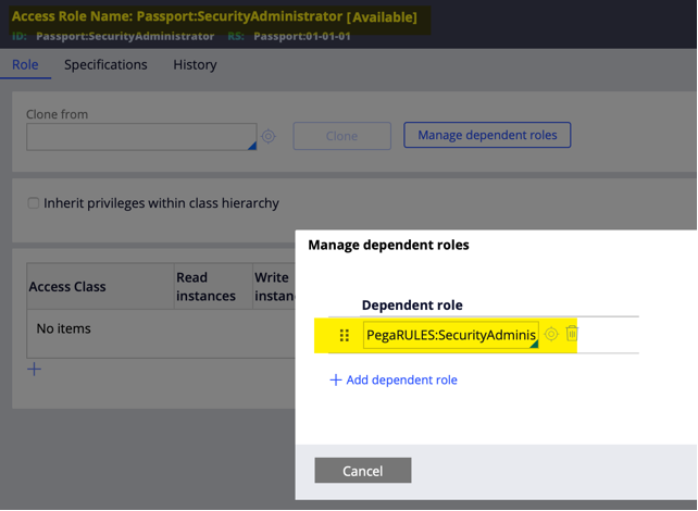 Wrapper on OOTB access roles