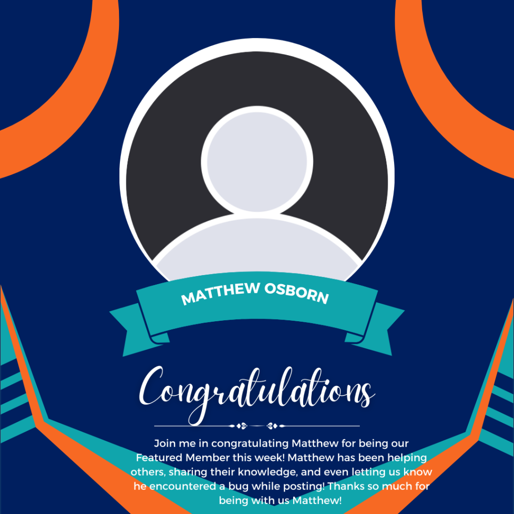 Week 49 Matthew Osborn