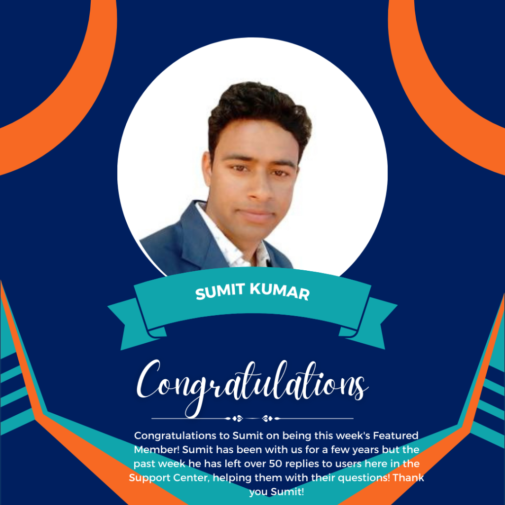 Week 8 - Sumit Kumar