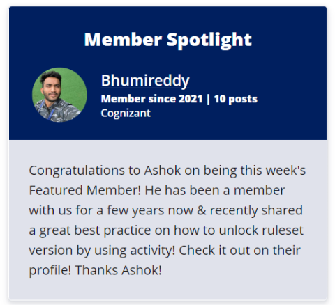 Week 29 - Ashok Bhumireddy.